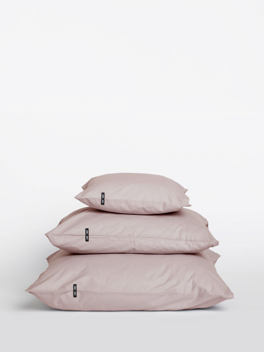 Poszewki na poduszki HOP DESIGN Pure, brudny róż, 40x40 cm, 2 szt.