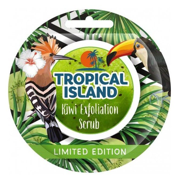 Marion Tropical Island Żelowa maseczka scrub do twarzy Kiwi 10 g