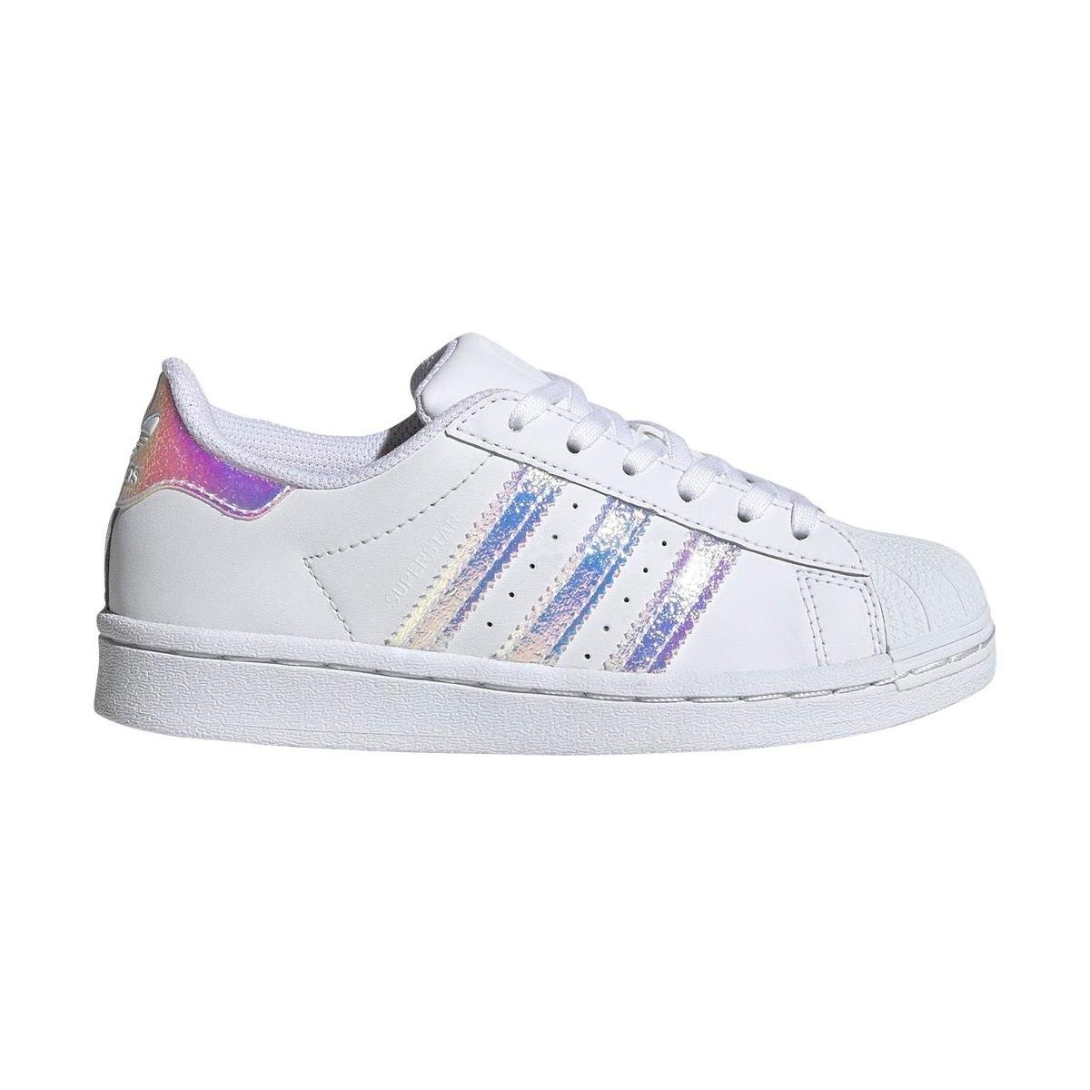 Adidas BUTY SUPERSTAR C FV3147 FV3147 Dziewczyny biały