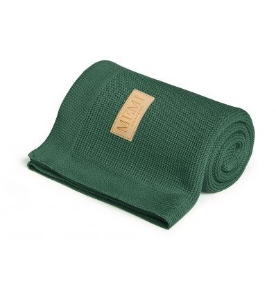 Memi Kocyk bambusowy bottle green 80x100 Memi 5906642049238