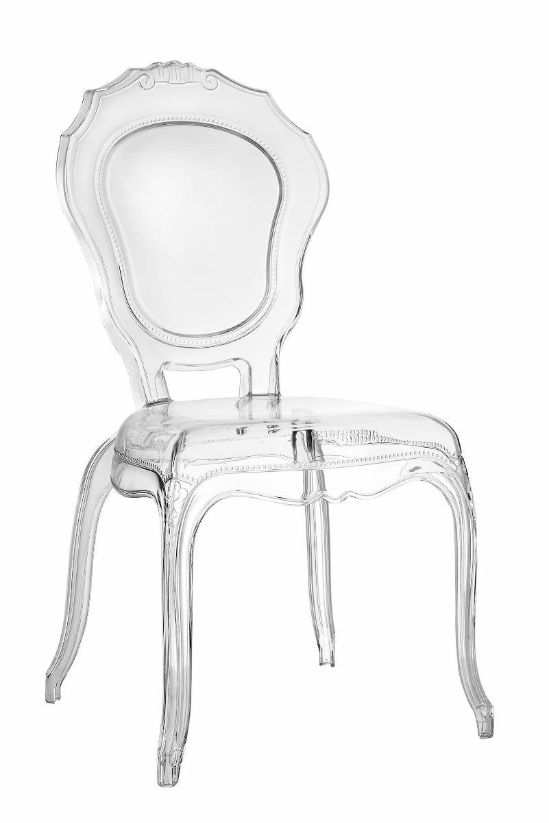 D2.Design Krzesło transparentne Queen 174399