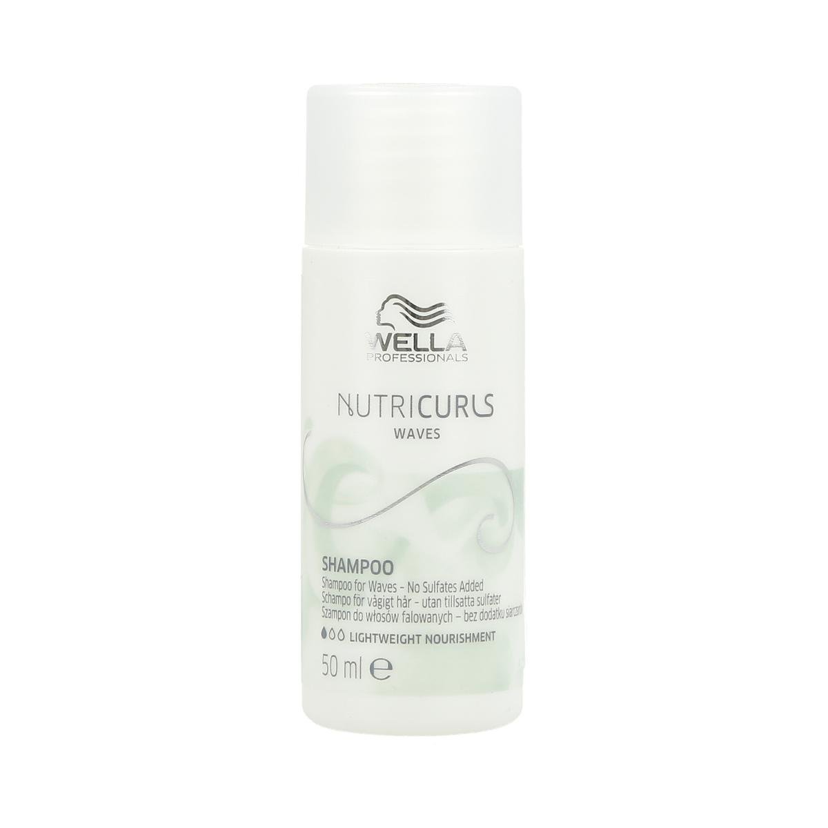 Wella Professionals Professionals Nutricurls Waves szampon nawilżający do włosów kręconych 50 ml
