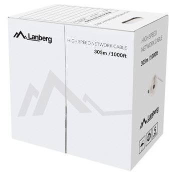 Kabel UTP 5e LANBERG Fluke Passed LCU5-12CU-0305-R, 305 m