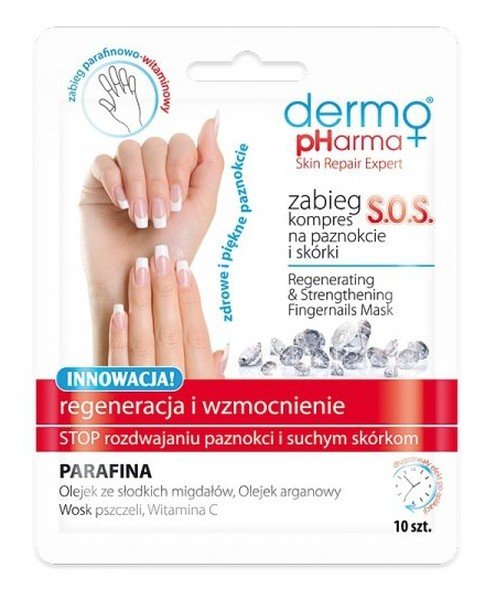 Dermo Pharma ESTETICA zabieg kompres na paznokcie i skórki S.O.S x 10 szt