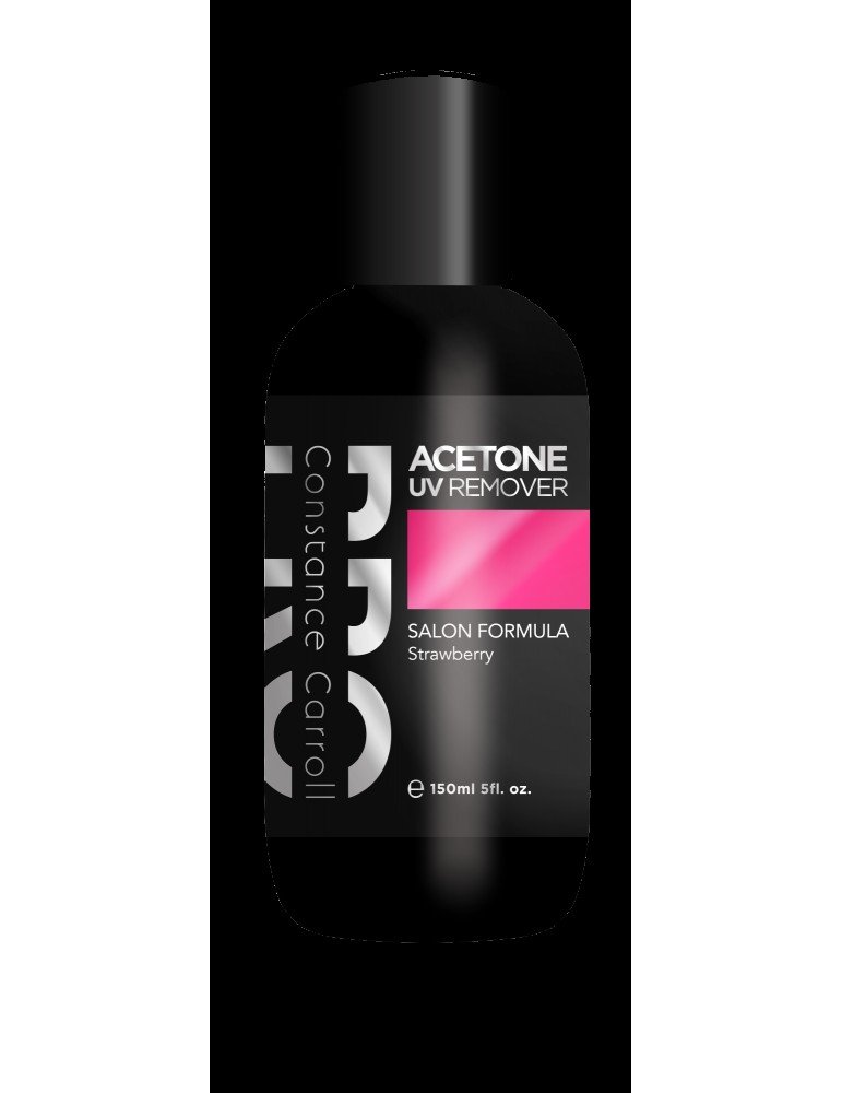 Carroll Constance Pro Zmywacz acetonowy Acetone UV Remover Strawberry 1000ml