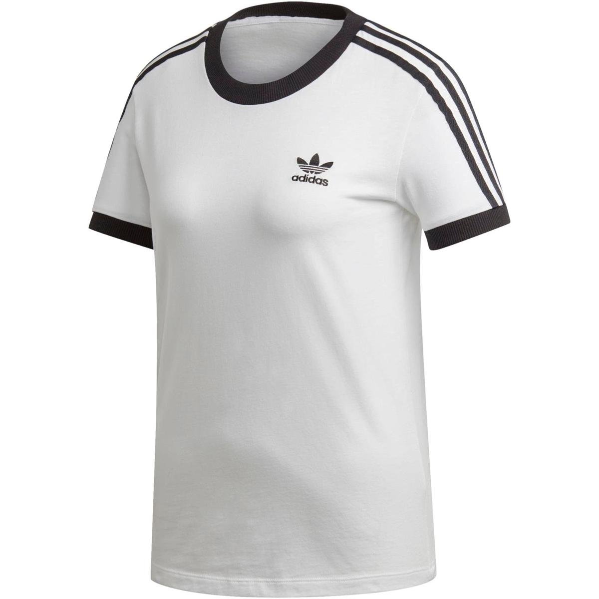 Adidas, Koszulka damska, 3 STR TEE WHIT ED7483, biały, rozmiar 32