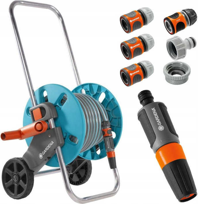 Gardena Wózek z wężem ogrodowym 25 m 18502-28
