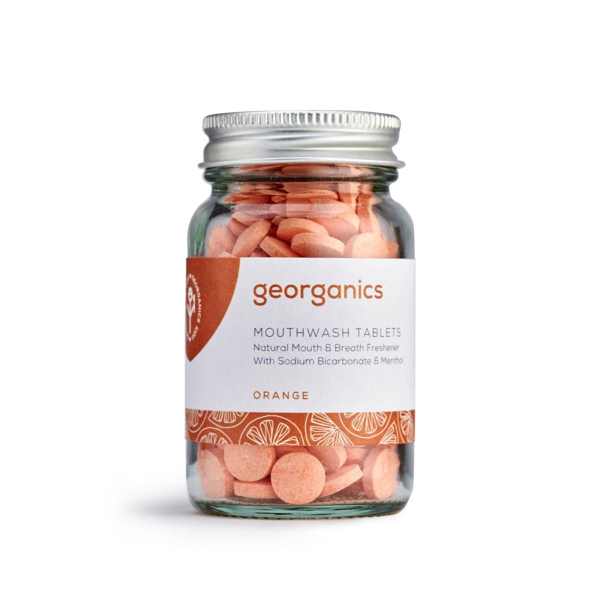 Georganics Tabletki do Płukania Jamy Ustnej, Pomarańcze, Georganics, 180 tabletek