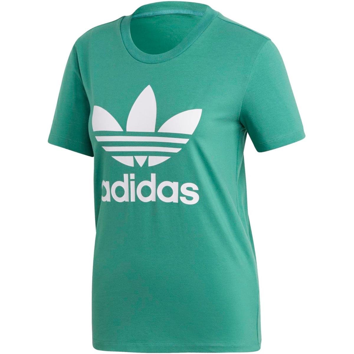 Adidas, Koszulka damska, TREFOIL TEE FU FM3300, zielony, rozmiar 32