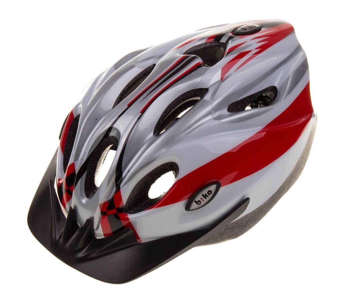 Biko, Kask rowerowy, Basic HM-BI306-1, szary, rozmiar S