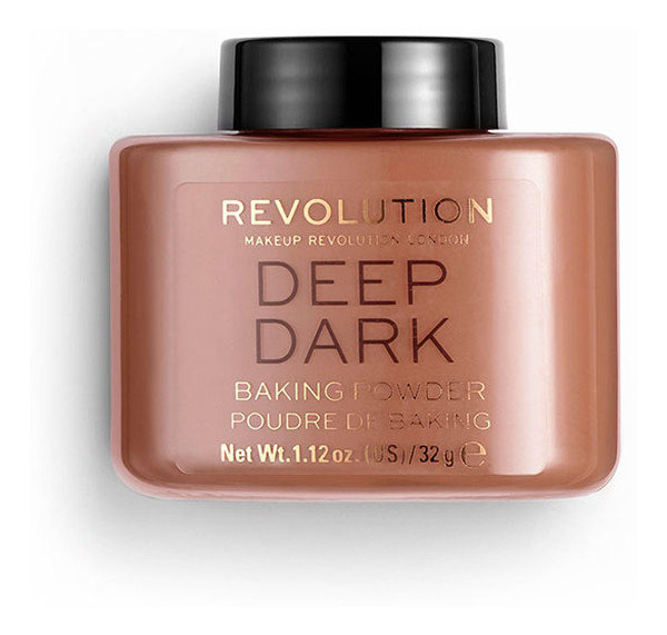 Makeup Revolution Baking Powder puder sypki odcień Deep Dark 32 g