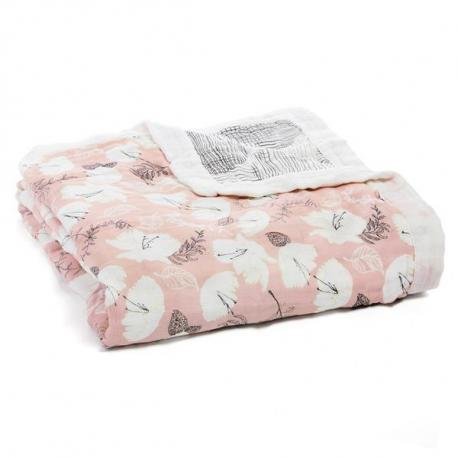Aden+Anais, Kołderka bambusowa, Pretty petals