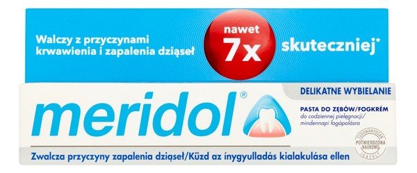 COLGATE-PALMOLIVE (POLAND) SP. Z O. O. Meridol Delikatne wybielanie pasta do zębów 75 ml 7069545