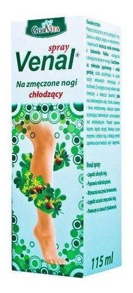 Gorvita VENAL SPRAY NA ZMĘCZONE NOGI ŻYLAKI 115ml G381