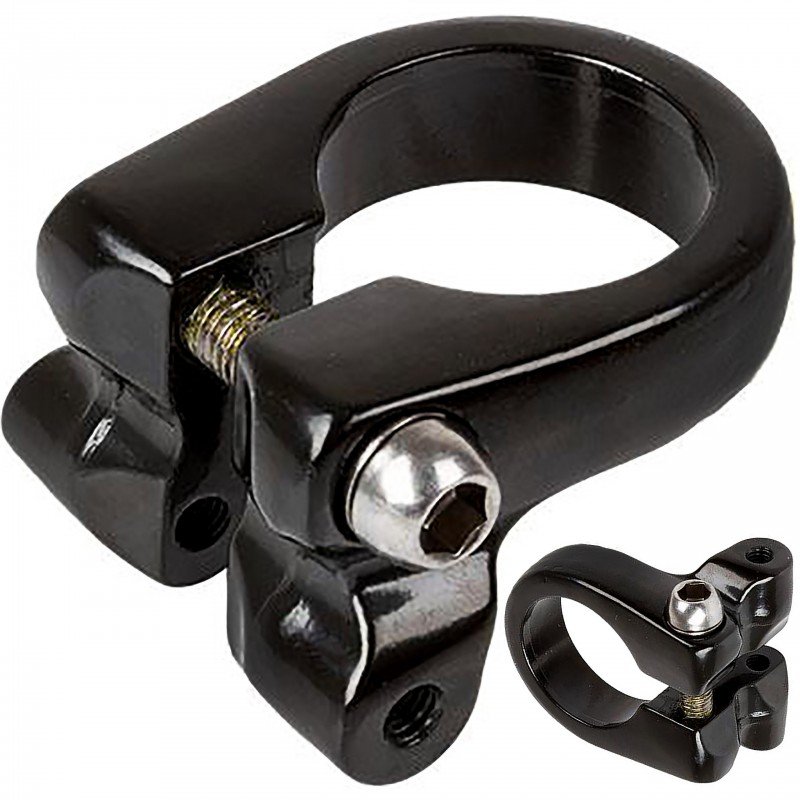 M-wave 28.6 MM Seatpost Clamp with Rack Mounts, Black by 250848