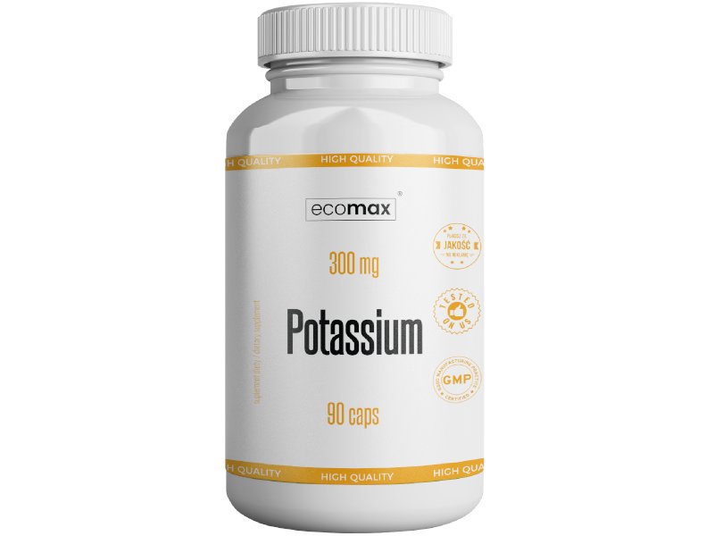 Potassium ECOMAX 300mg 90 kaps