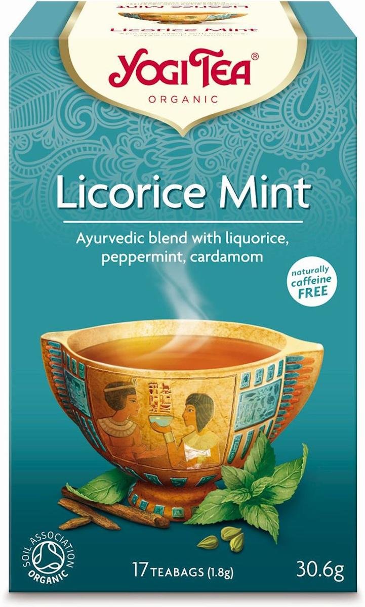 Yogi Tea HERBATKA MIĘTA Z LUKRECJĄ (LICORICE MINT) BIO (17 x 1,8 g) 30,6 g -