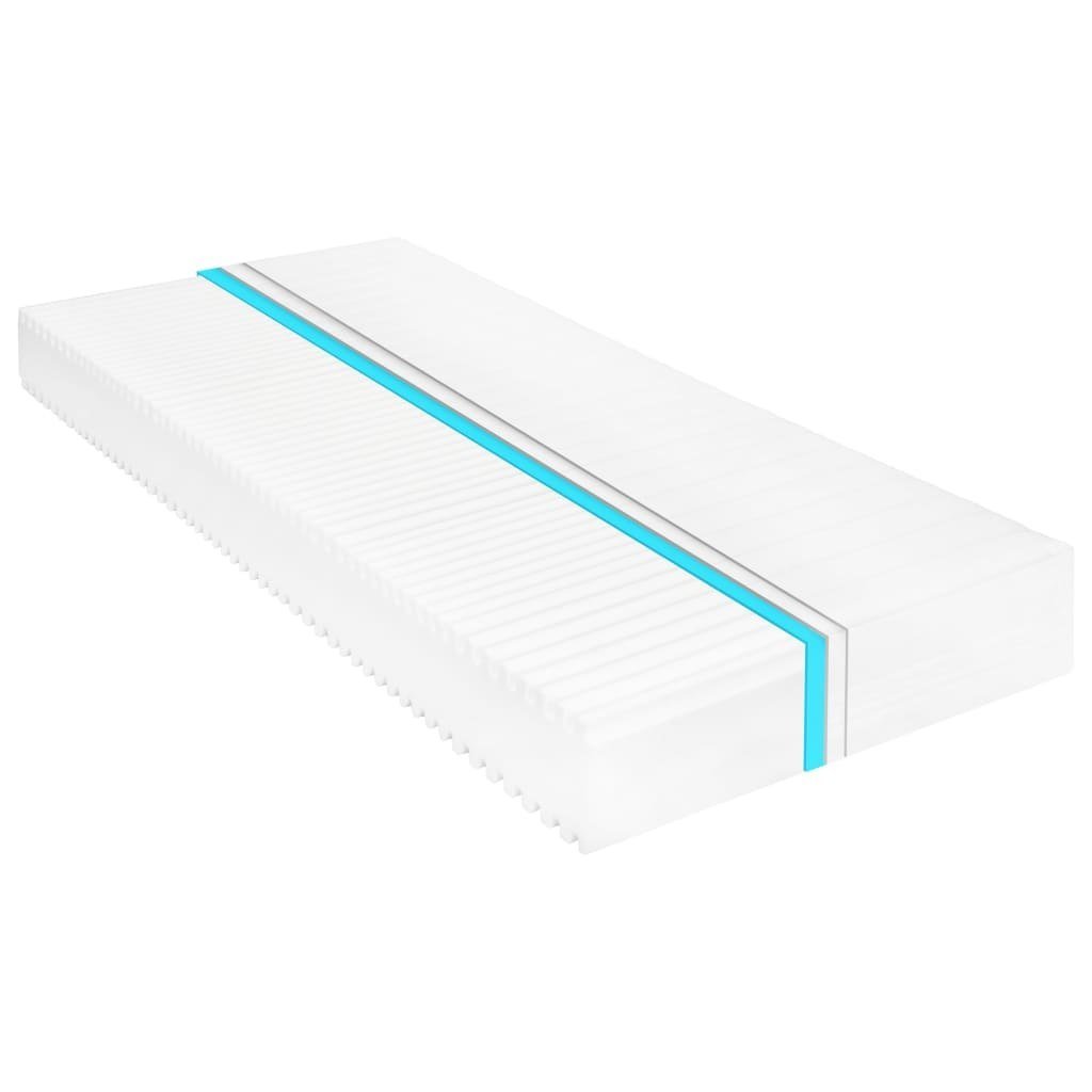 vidaXL 100x200, 7 stref, pianka PU, 16, H2 H3