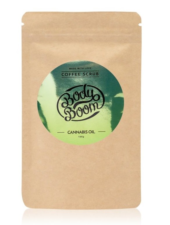 BodyBoom Cannabis Peeling do ciała 100g