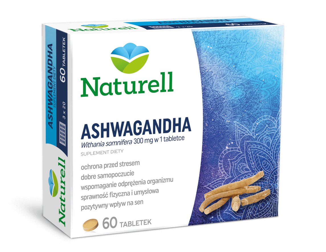 USP Zdrowie NATURELL Ashwagandha 60 tabl 3473421