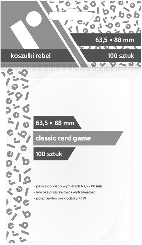 Rebel Koszulki CCG 64x89 (100szt) (232250) Darmowy odbiór w 20 miastach! 232250