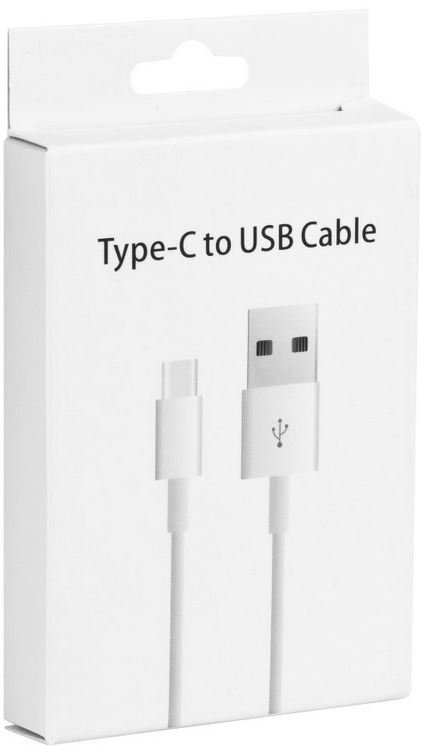 Kabel Z Usb Na Usb Typ-c Typ C Usb-c 1 Metr Biały