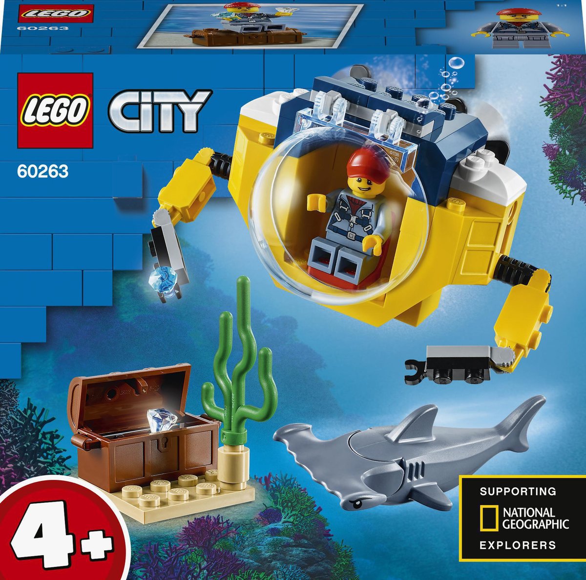 LEGO City Oceaniczna miniłódź podwodna 60263