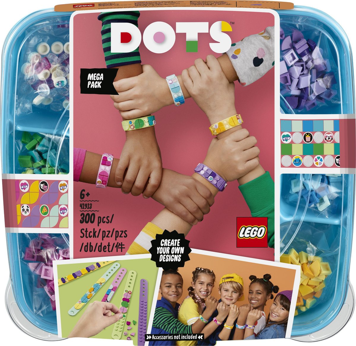 LEGO DOTS Megazestaw bransoletek 41913