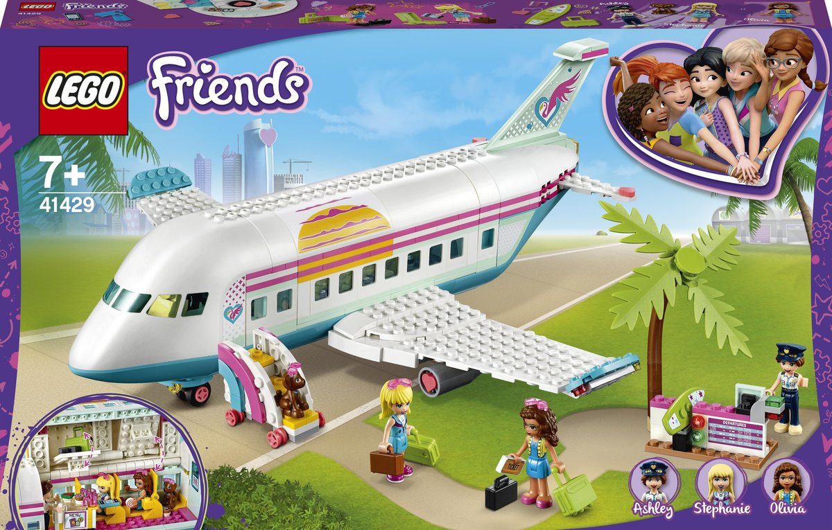 LEGO FRIENDS SAMOLOT Z HEARTLAKE CITY 41429