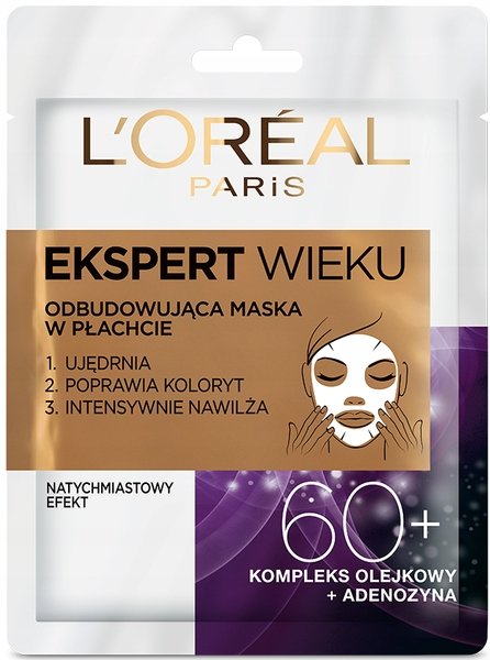 Loreal Age Specialist 55+ Maska na tkaninie odbudowująca 30g SO_110511