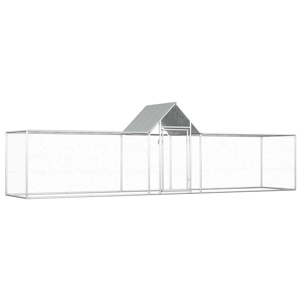 shumee Woliera dla kur 5 x 1 x 1,5 m galwanizowana stal