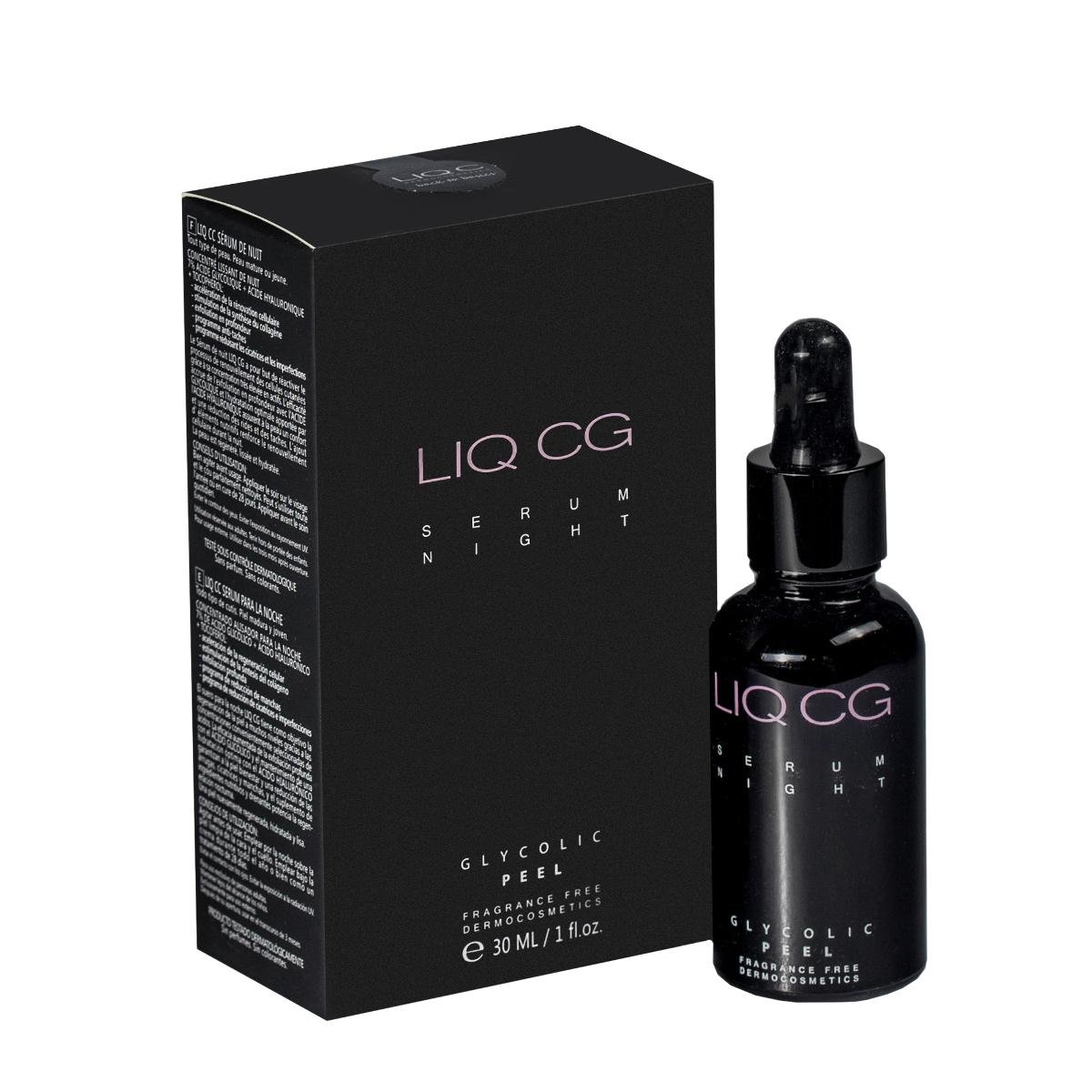 LIQ CG LIQPHARM SERUM NIGHT GLYCOLIC PEEL SERUM wygładzające na noc 30 ml