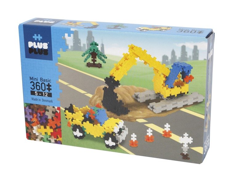 Plus Plus Plus-Plus, Mini Basic - 360 szt. - Roboty Drogowe mokopico-640-0
