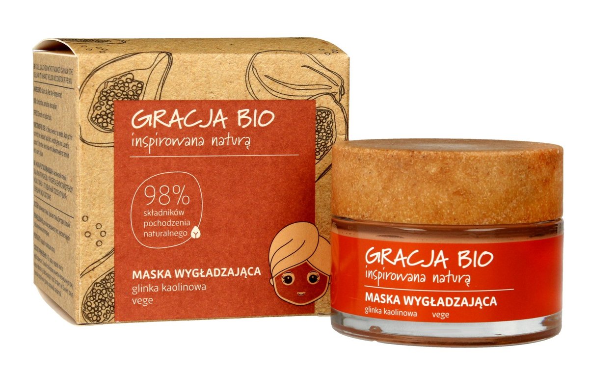 Miraculum Gracja Bio Maska wygładzająca glinka kaolinowa 50ml