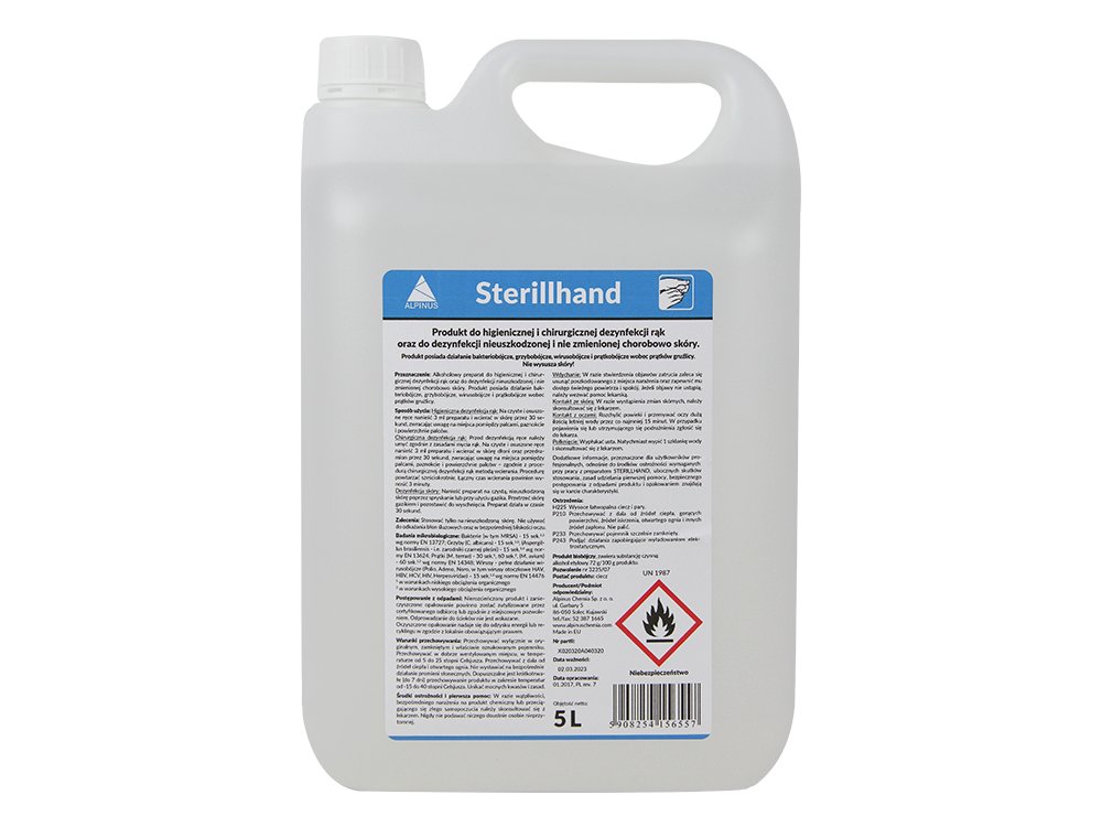ALPINUS ALPINUS Sterillhand preparat do dezynfekcji rąk i skóry 5000ml