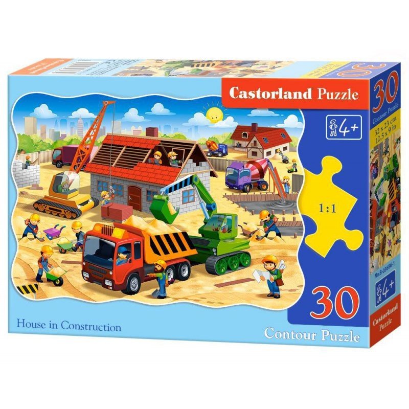 Castorland Puzzle House in construction 30