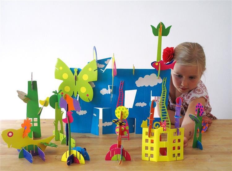 Mon Petit Art, makieta 3D Moje Miasto