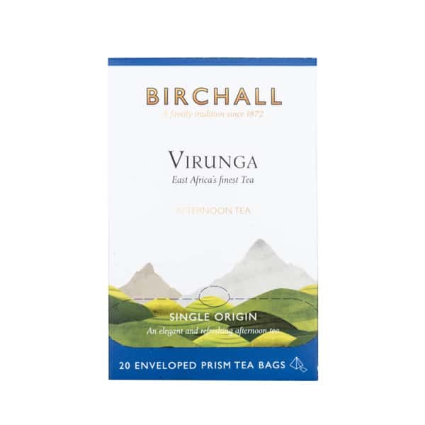 Herbata czarna BIRCHALL TEA Virunga Afternoon Tea, 20 piramidek, 40 g