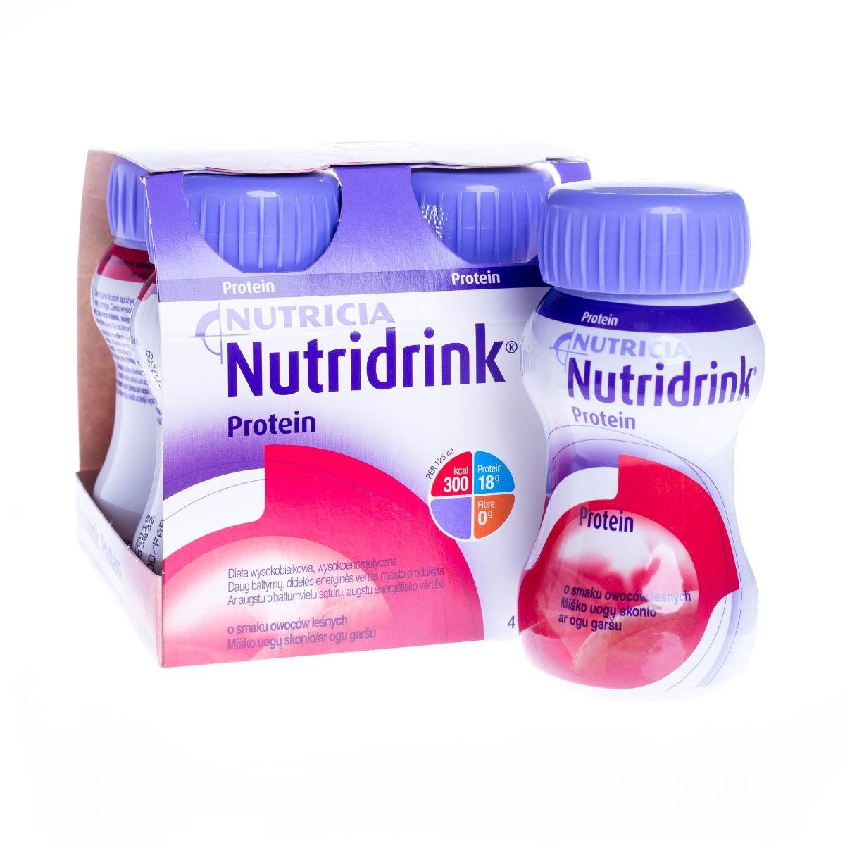 N.V.Nutricia Nutridrink Protein Owoce Leśne 4x125 ml