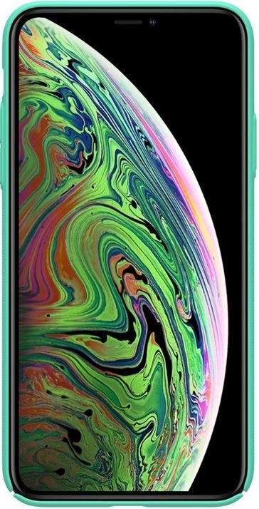 Nillkin Super Frosted Shield Etui Apple iPhone 11 Pro Max z wycięciem na logo Mint Green