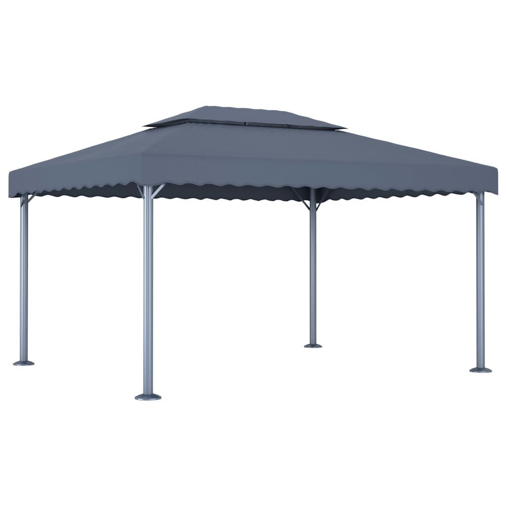 vidaXL Altana, 400 x 300 cm, antracytowa, aluminium 48063