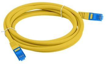 Lanberg Patchcord S/FTP kat.6A 1,5m LSZH CCA fluke passed żółty PCF6A-10CC-0150-Y