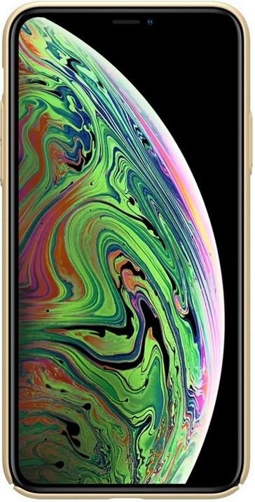 Nillkin Super Frosted Shield Etui Apple iPhone 11 Pro z wycięciem na logo Golden