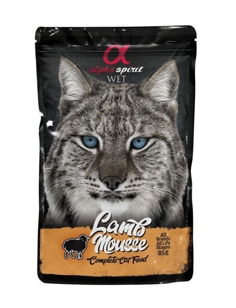 Alpha Spirit Alpha Spirit Wet Lamb Mousse Mokra Karma dla kota op 85g