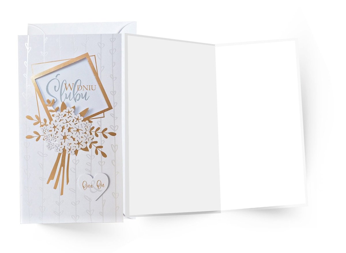 Kukartka Karnet Ślub PM-152