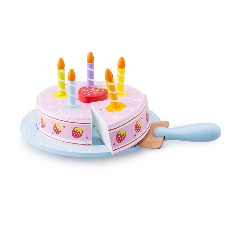 NEW CLASSIC TOYS Urodzinowy tort do krojenia