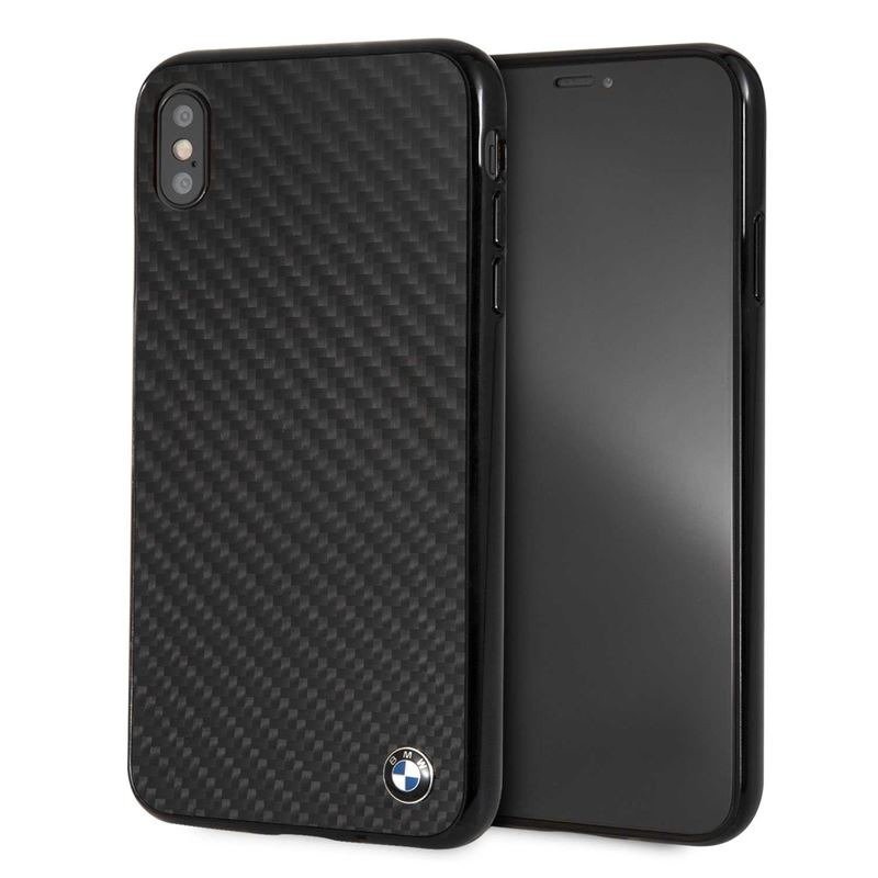 BMW Hardcase do iPhone XS Max czarny/black Siganture-Carbon BMHCI65MBC