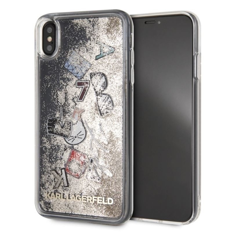 Karl Lagerfeld KLHCI65KSICGO iPhone Xs Max złoty KF000093