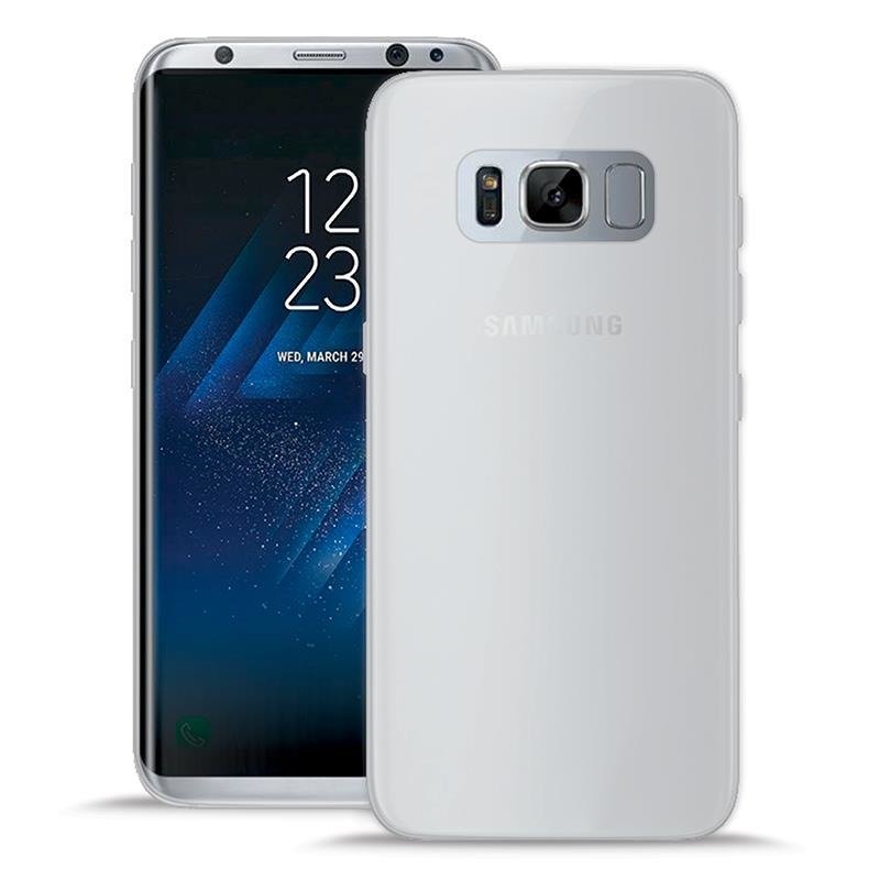 PURO Ultra Slim 0.3 Cover do Galaxy S8+ półprzezroczysty + folia