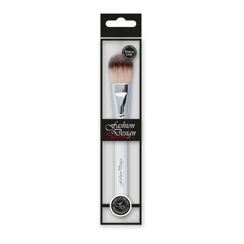 Top Choice Fashion Design Pędzel do nakładania fluidu White Line (37207) 1szt 5905710037207